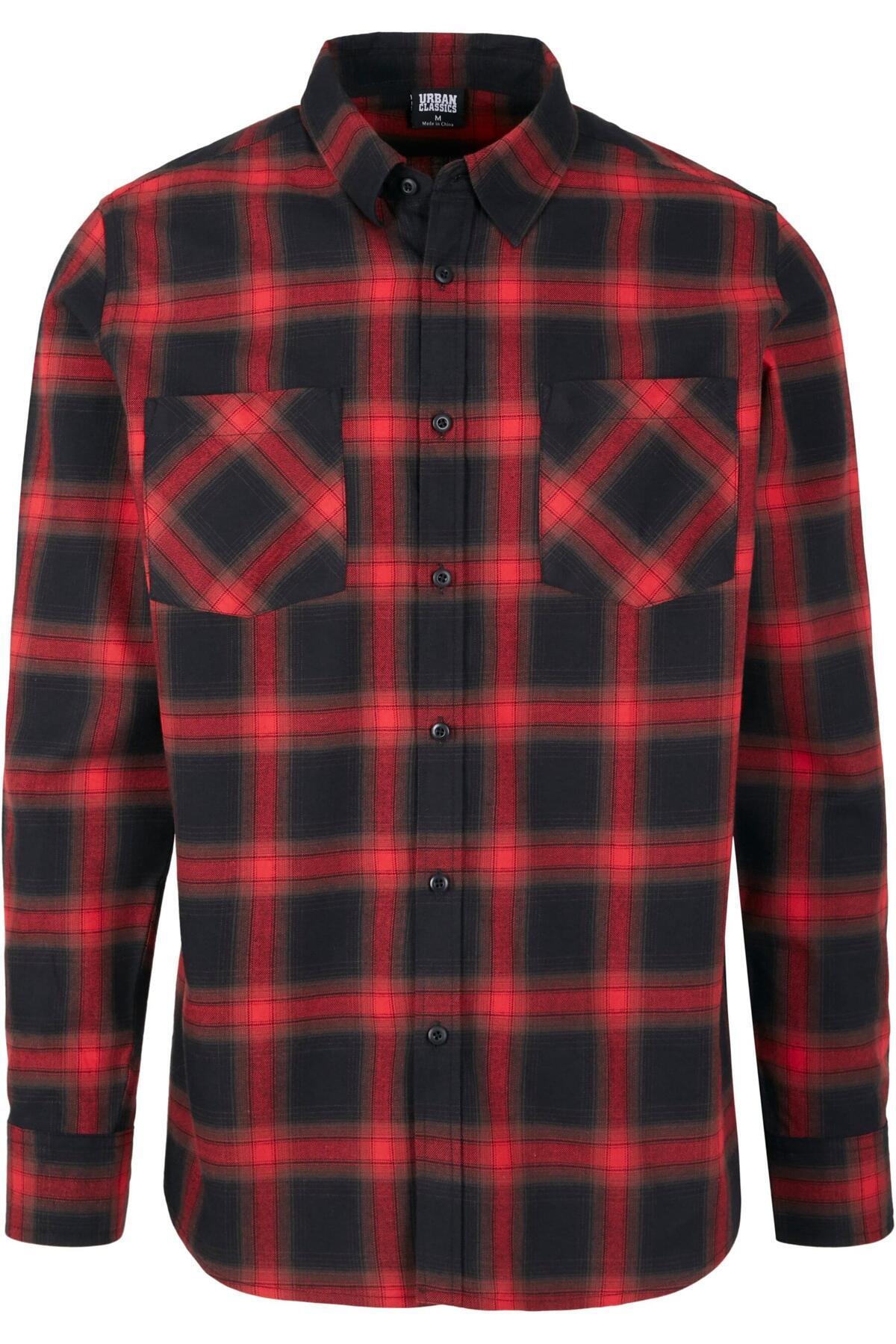 Urban Classics-Herren Checked Flanell Shirt 6 1