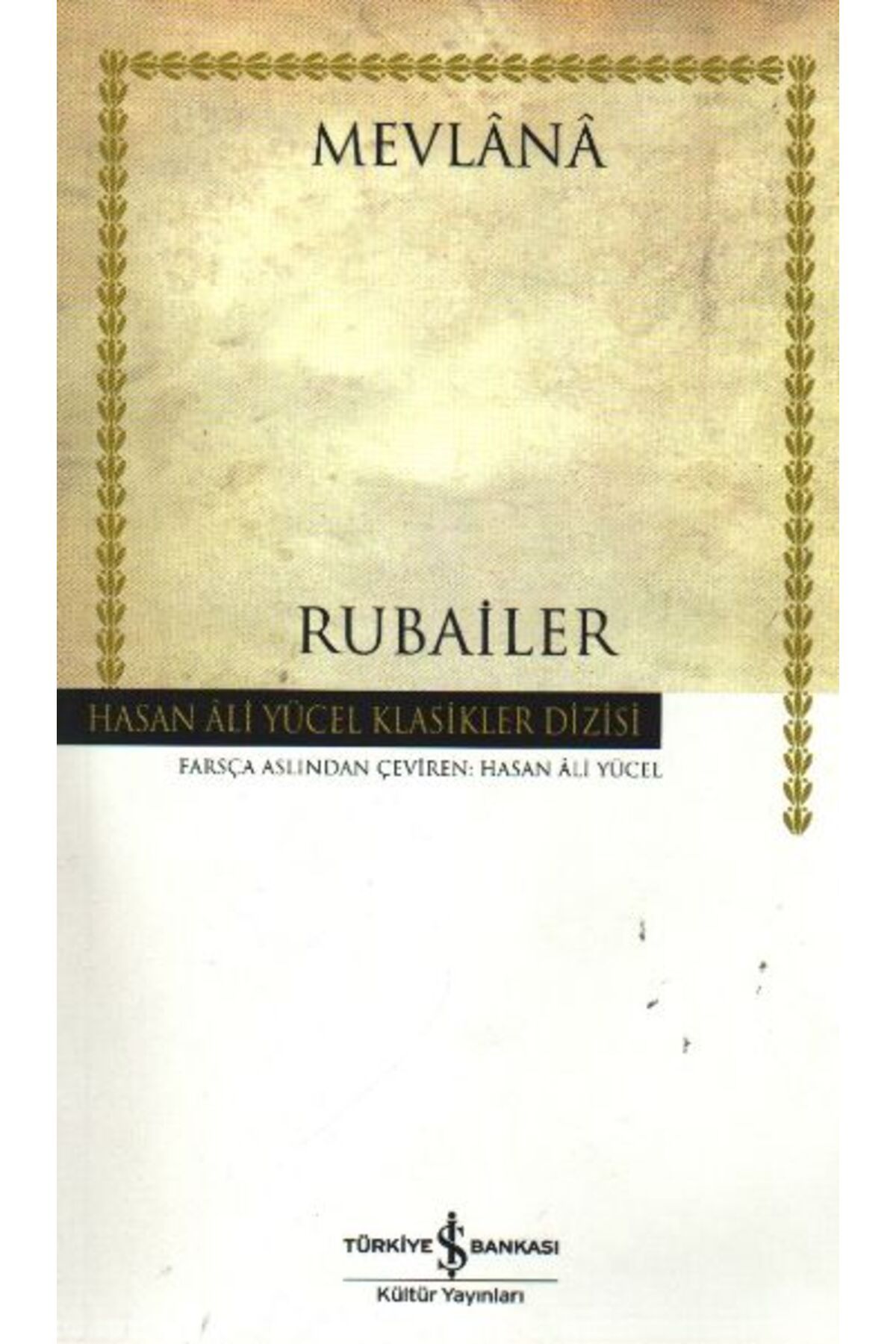 Destek Yayınları Rubailer Mevlana Hasan Ali Yücel Klasikleri