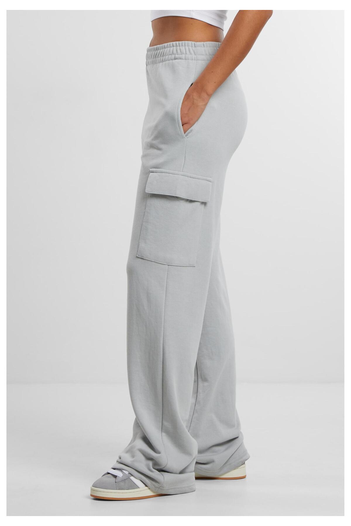Urban Classics-Damen Ladies Baggy Light Terry Sweat Pants 4
