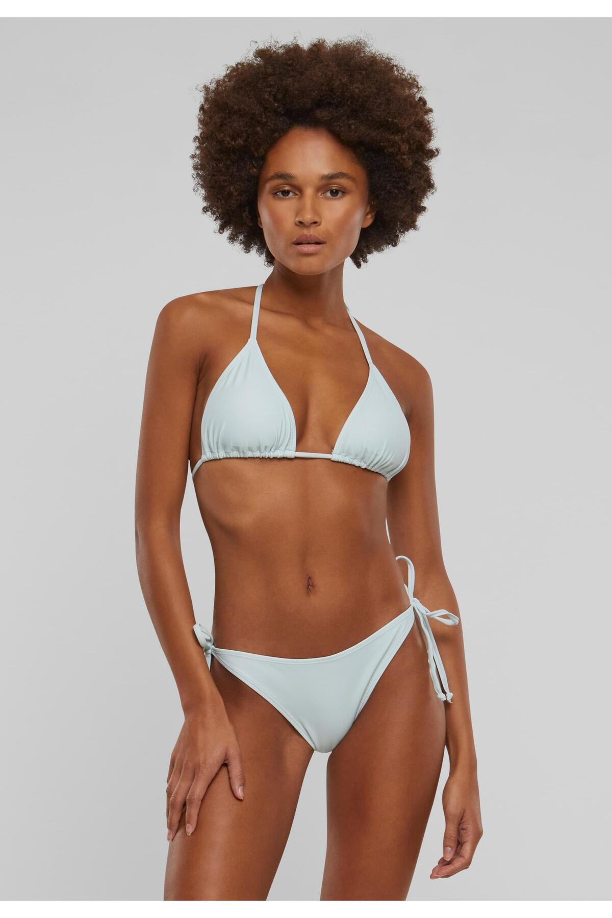 Urban Classics-Damen Ladies Recycled Triangle Bikini 3