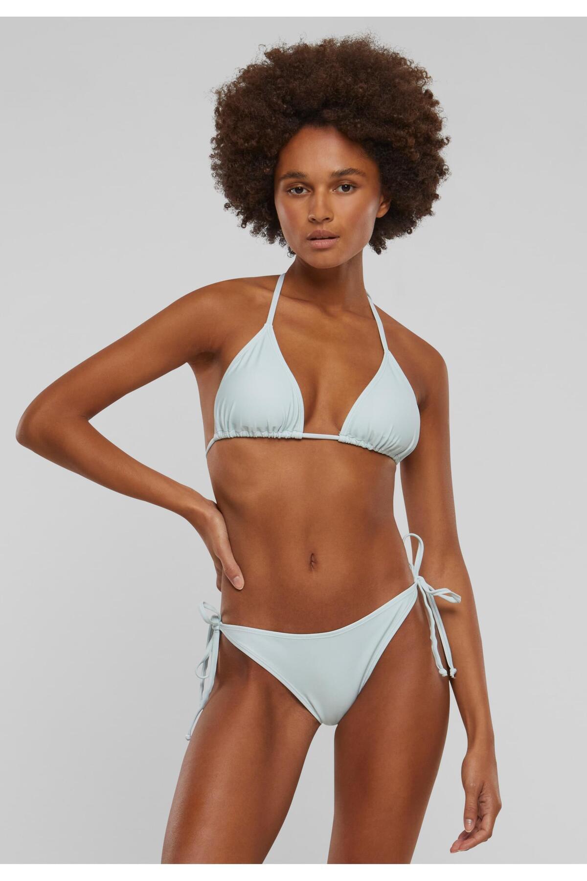 Urban Classics-Damen Ladies Recycled Triangle Bikini 8