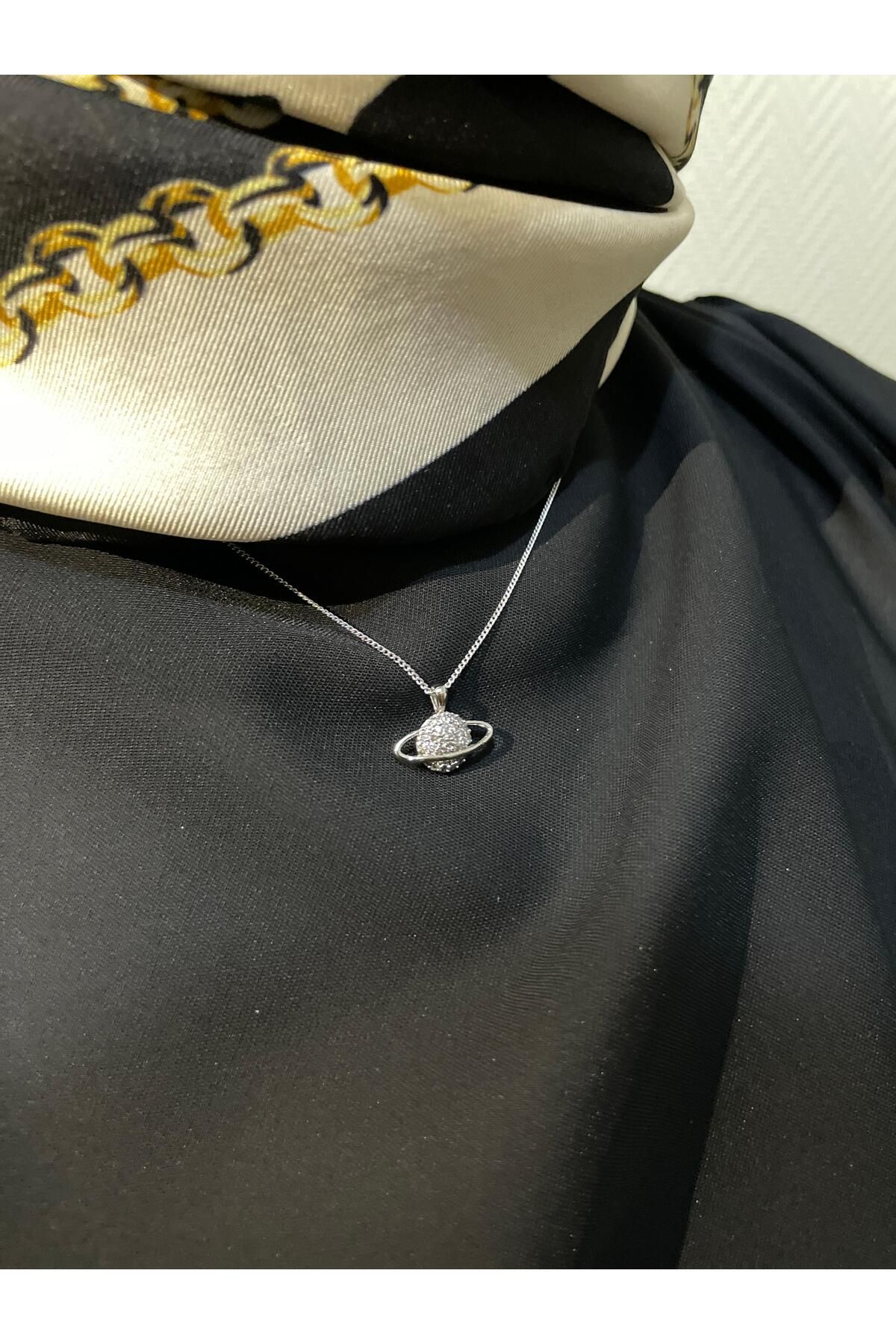 Kardelen Jewelry Minimal Gezegen Kolye