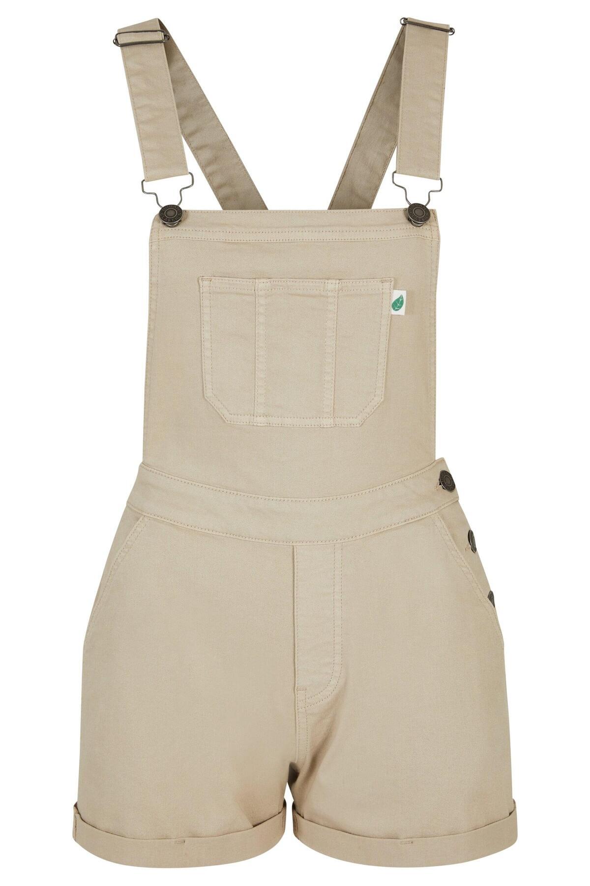 Urban Classics-Damen Ladies Short Dungaree 1