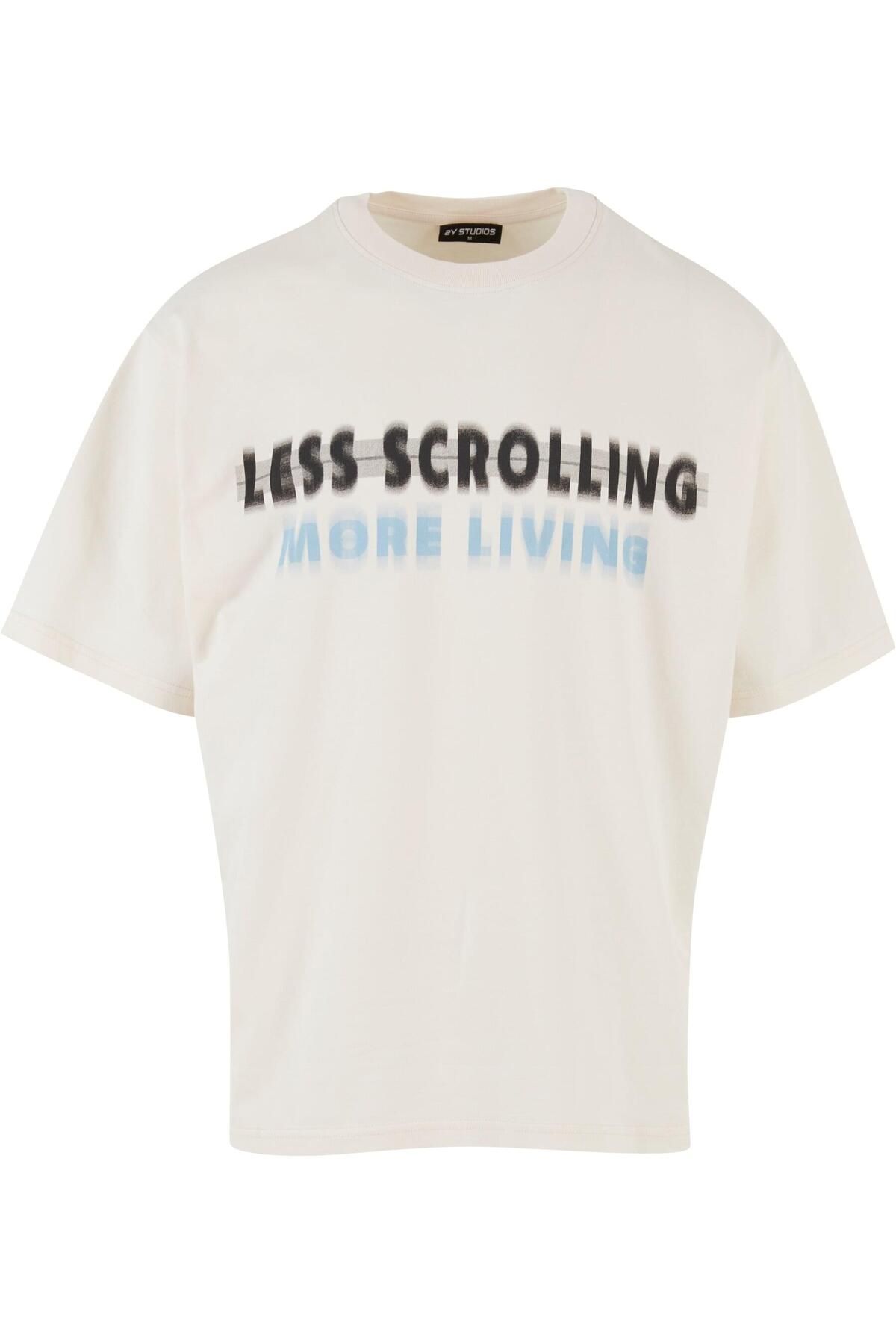 2Y-Herren Less Scrolling Oversize Tee 1