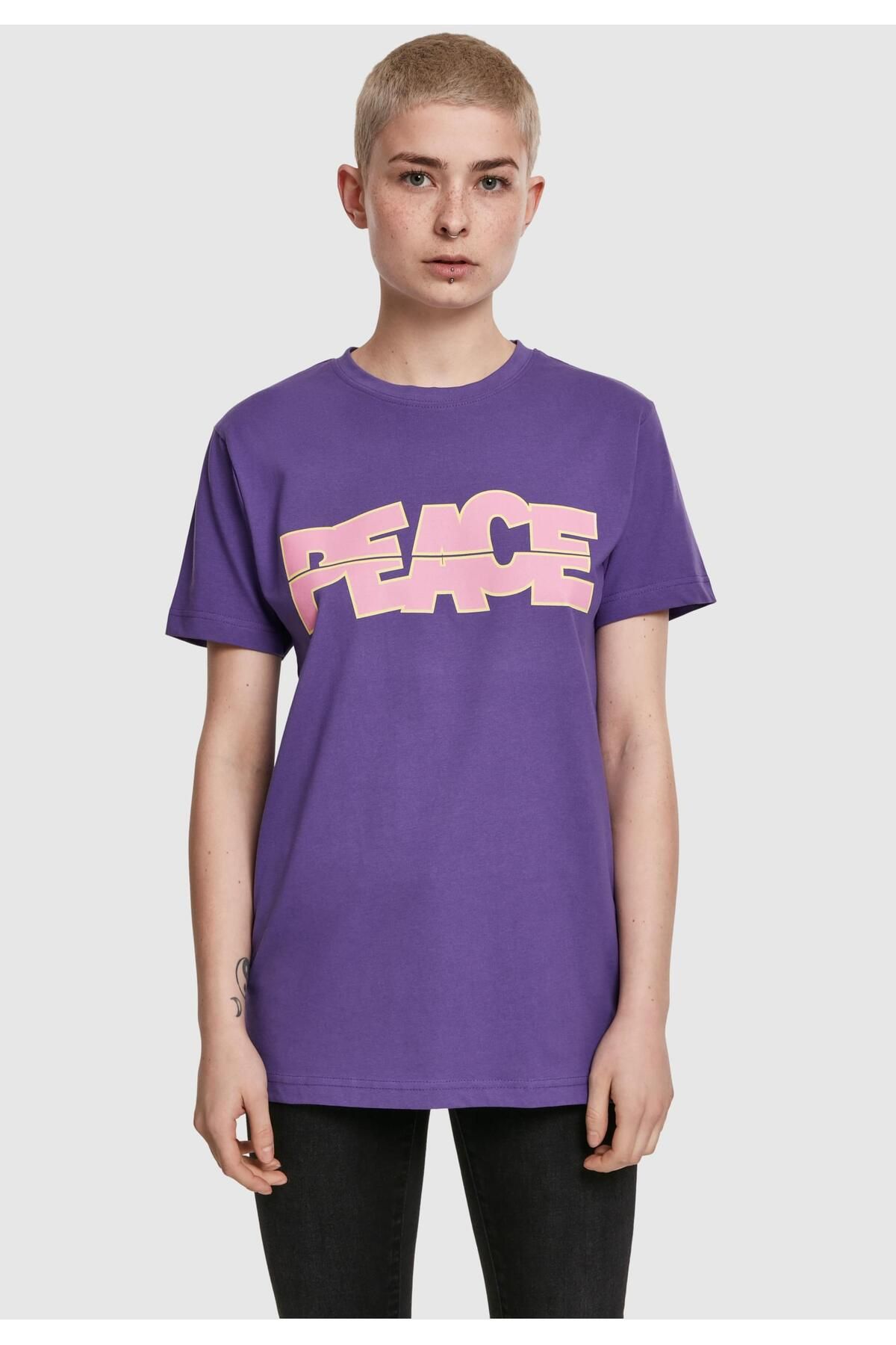 Mister Tee-Damen Ladies Peace Tee 7