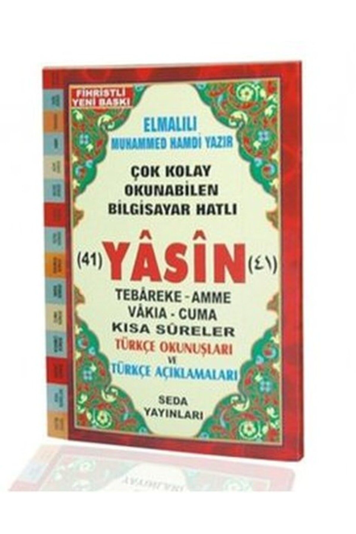 Seda Yayınları Yasin Tebareke Amme Türkçe Okunuş ve Meali Cami Boy Kod 112