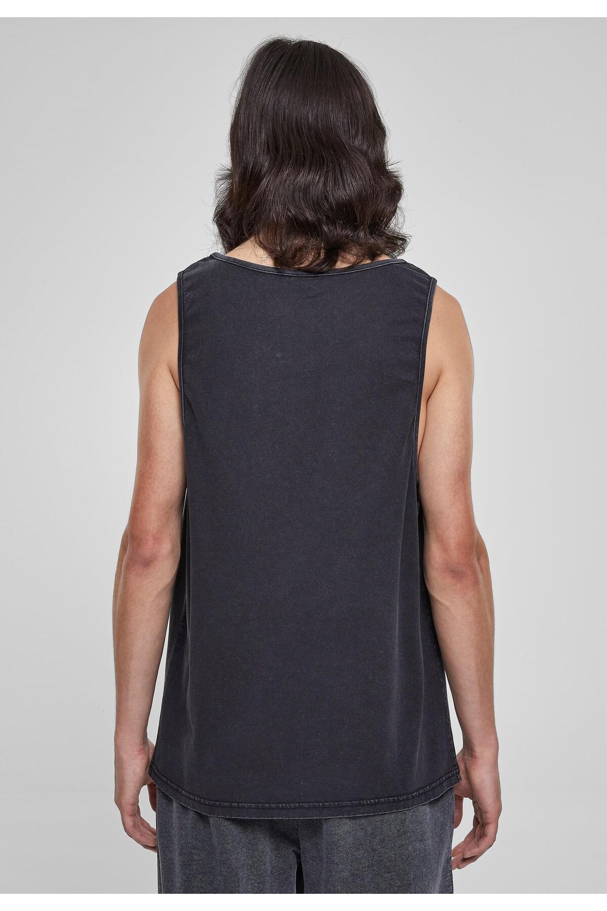 Urban Classics-Herren Heavy Oversized Acid Wash Tank 5