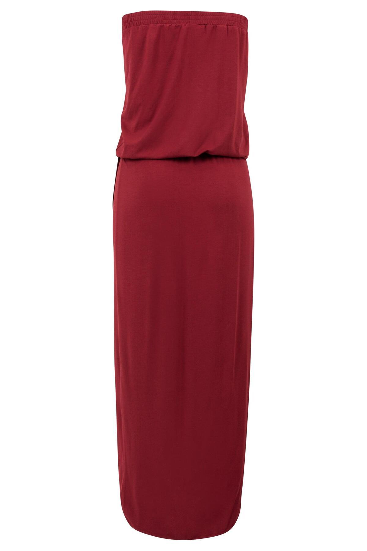 Urban Classics-Damen Ladies Viscose Bandeau Dress 2