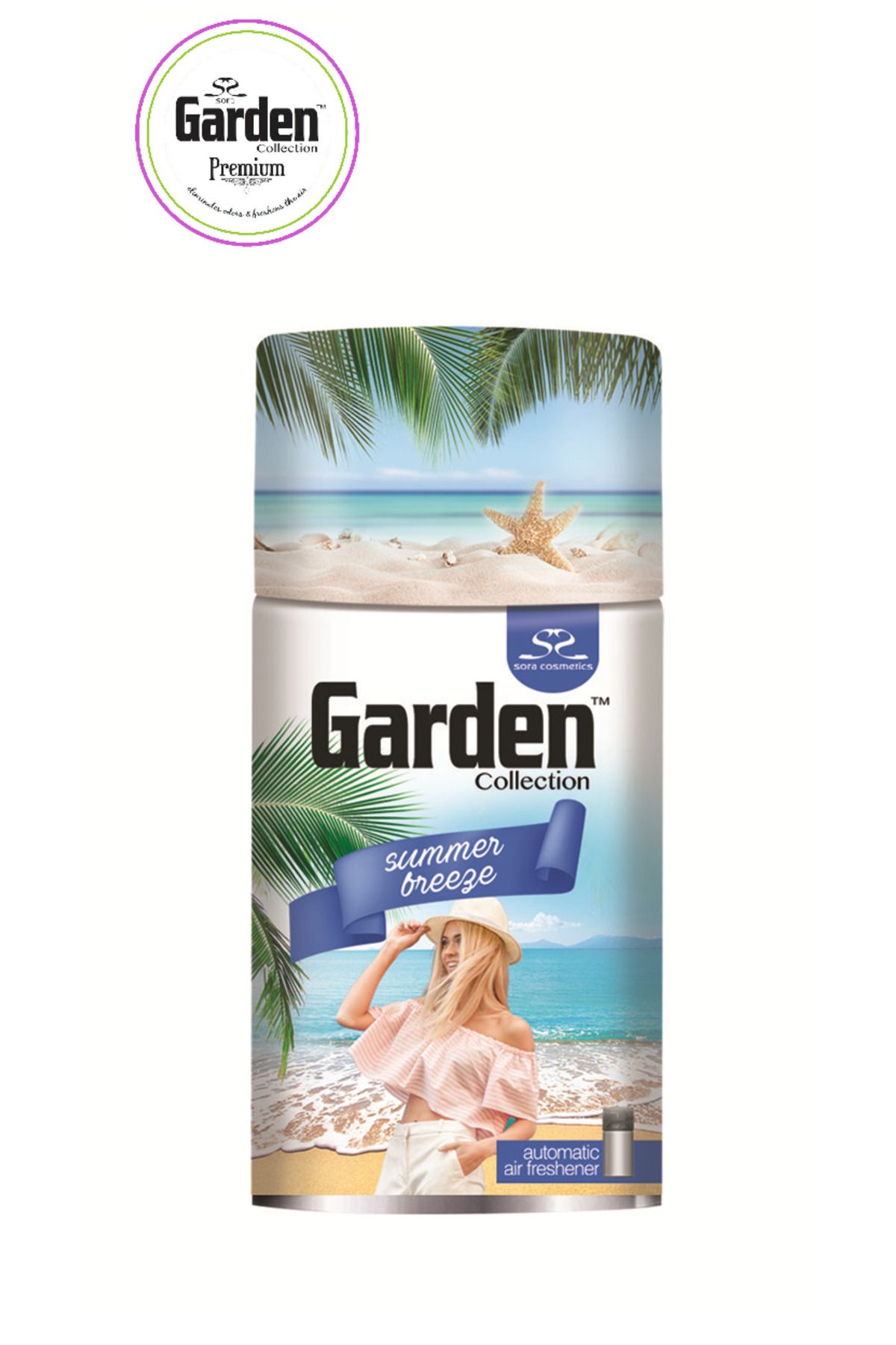 Garden Oda Sprey Koku Otomatik Hava Temizleyici Automatic Air Freshener Dispenser Summer Freeze 260 ml