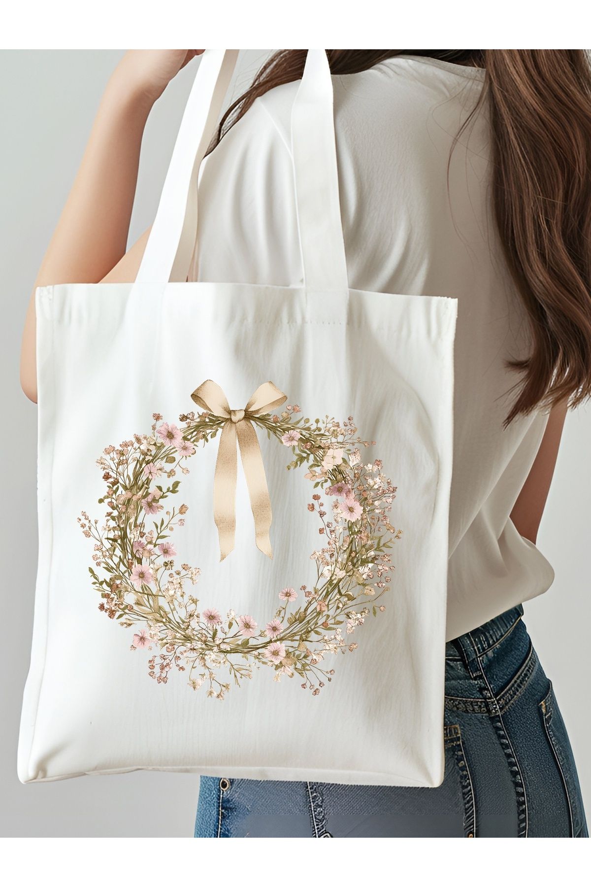 NKTCOLLECTİON Omuz Çantası, Plaj Çantası, Tote bag, Kadın Çanta, Bez Çanta, Çanta