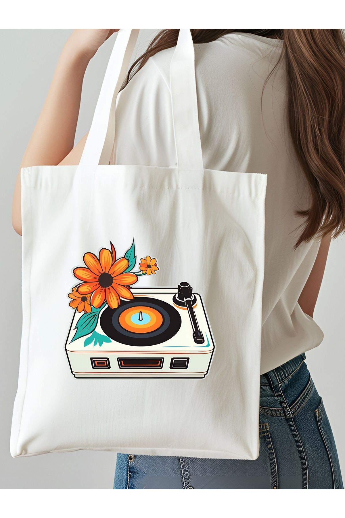 NKTCOLLECTİON Omuz Çantası, Plaj Çantası, Tote bag, Kadın Çanta, Bez Çanta, Çanta
