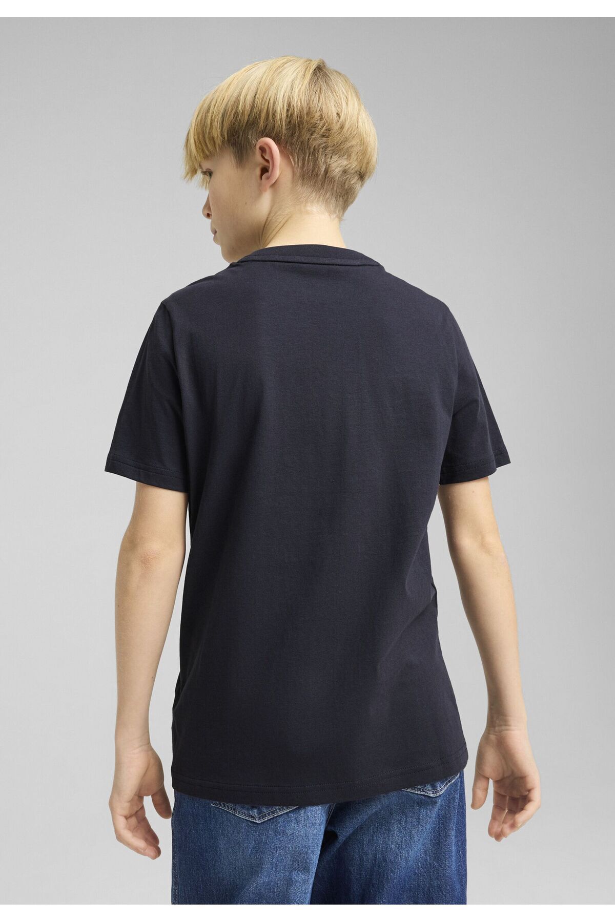 Puma-Essentials Block Tee Youth 8
