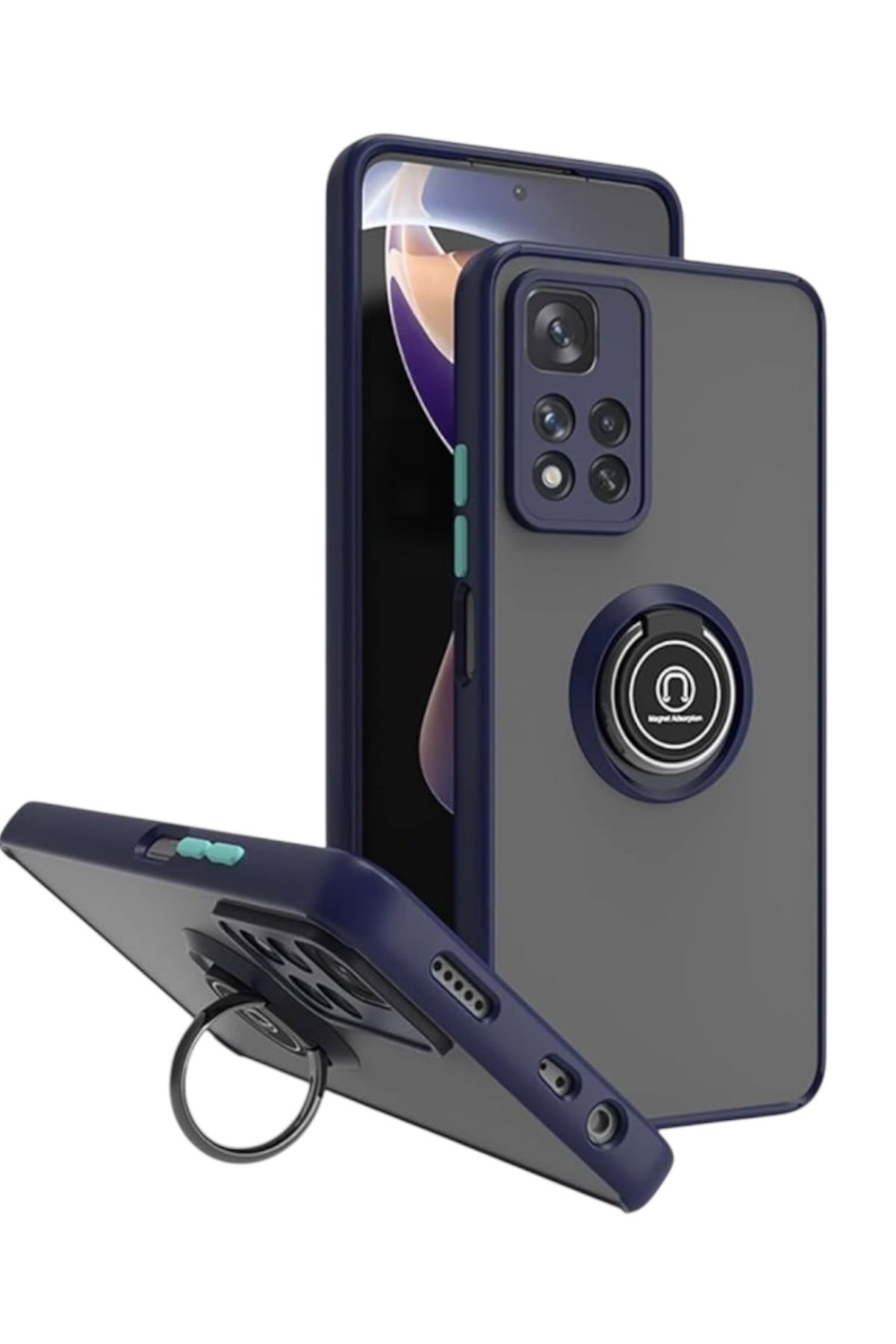 KILIF HOUSE Xiaomi Note 11 Pro Uyumlu Parmak İzi Tutmayan Standlı Ultra Dayanıklı Koruyucu Kılıf