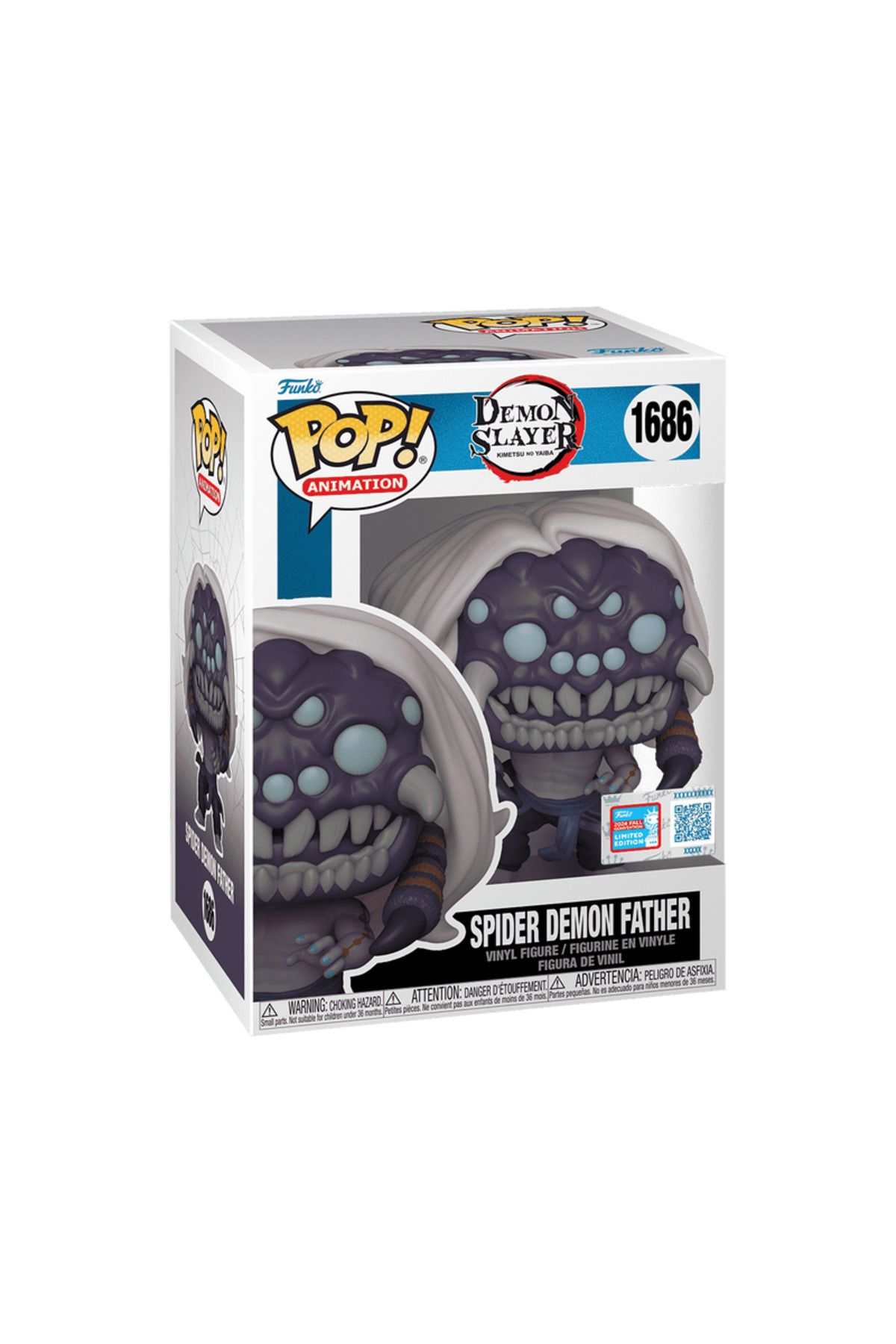 فیگور DEMON SLAYER SPIDER پدر پاپ! شکل وینیل منحصر به فرد کنوانسیون پاییز 2024 Funko