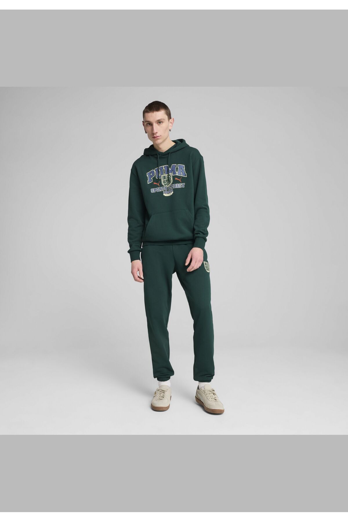 Puma Pantaloni De Trening Sports Legacy Cu Grafică Pentru Bărbați Masculin - M