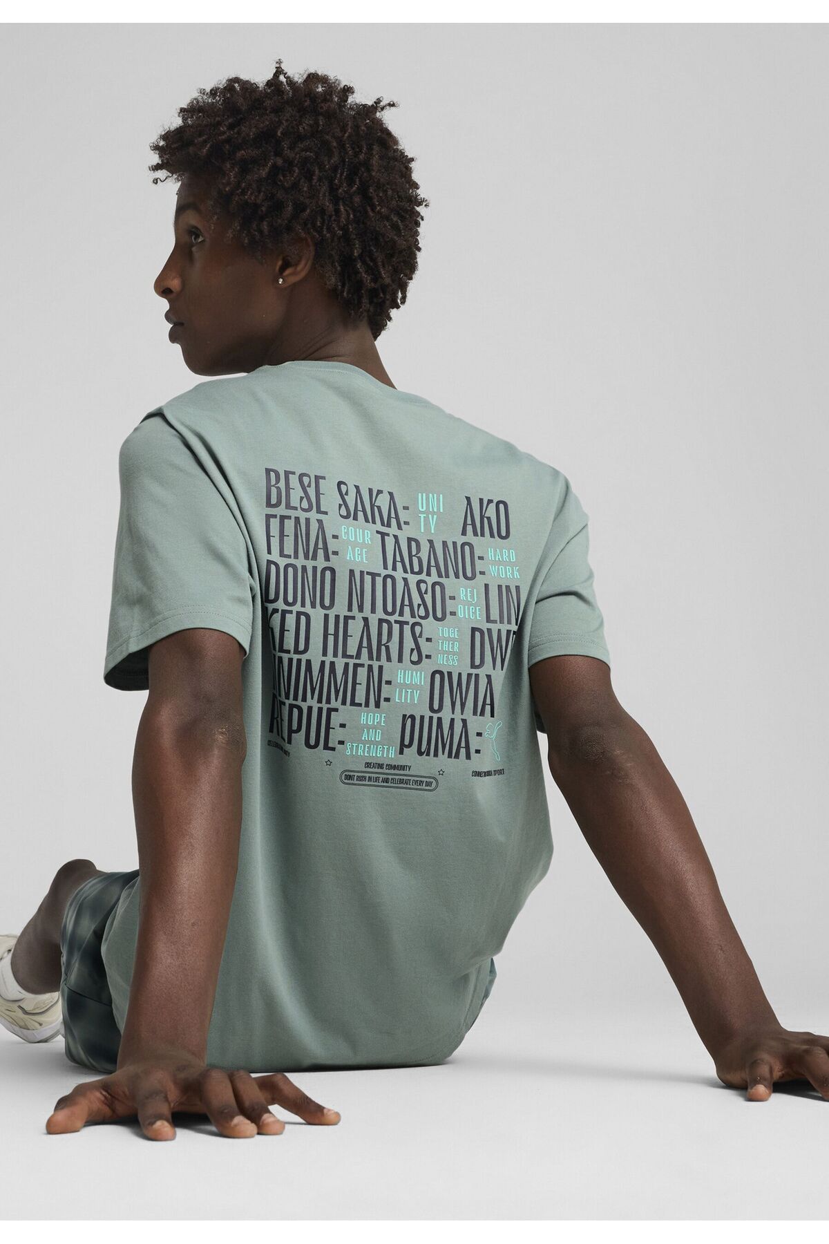 Puma-Pánské tričko s grafikou Road To Unity Values 8