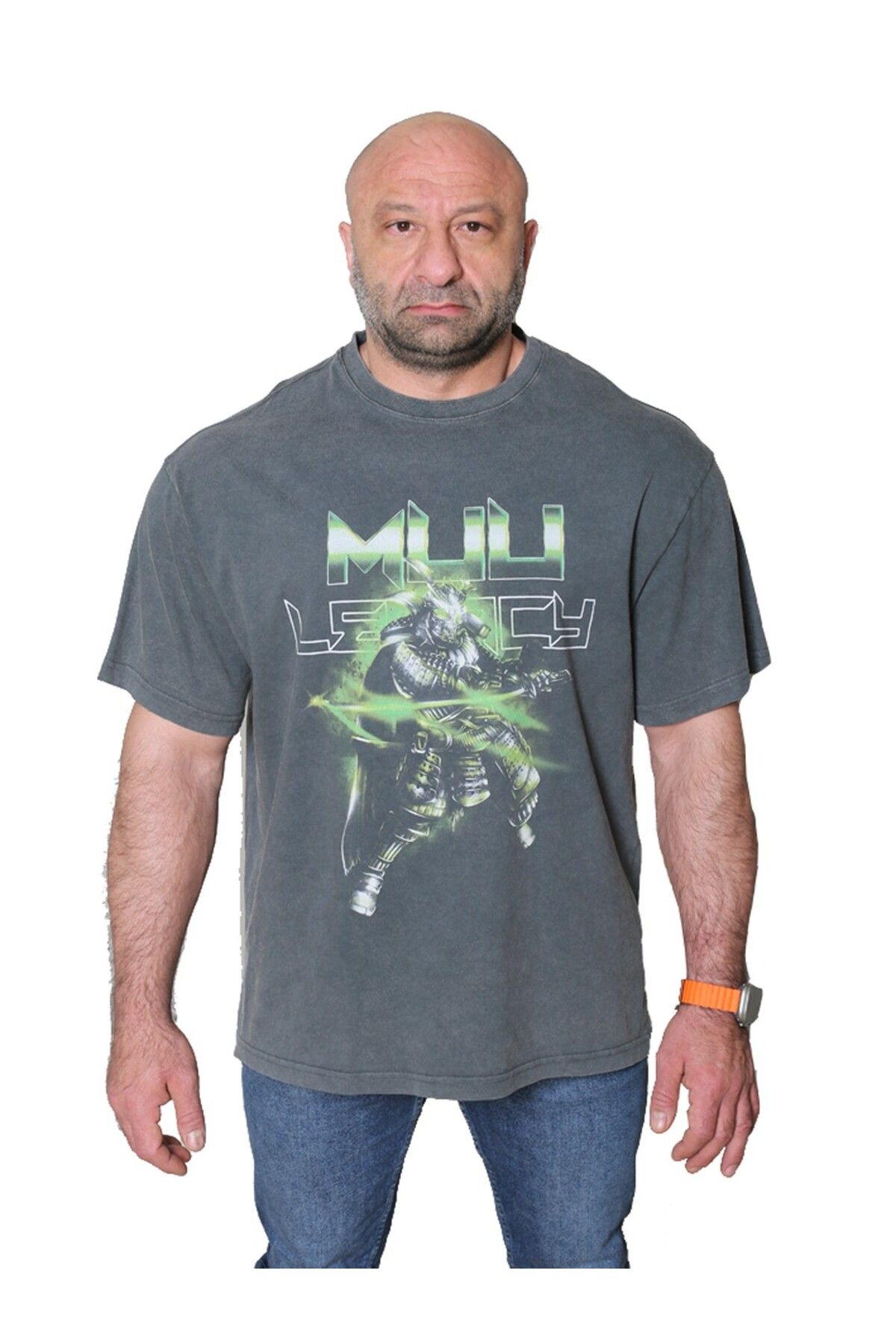 Muu Legacy SAMURAI Oversize T-Shirt %100 Pamuk Dijital Baskılı