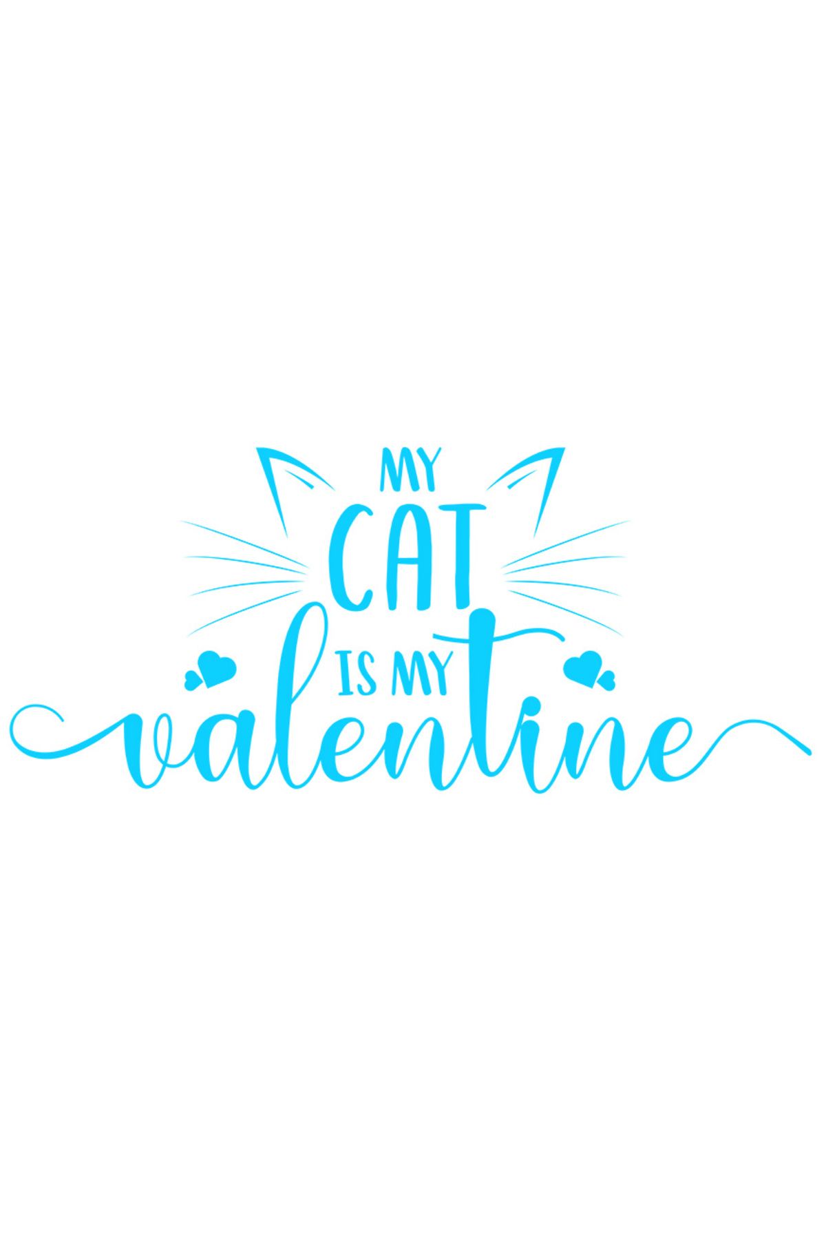 StoryGift Romania Sticker Autocolant 70cm Exterior Pentru Iubitorii De Pisici Cu Textul In Engleza "my Cat Is My - One Size