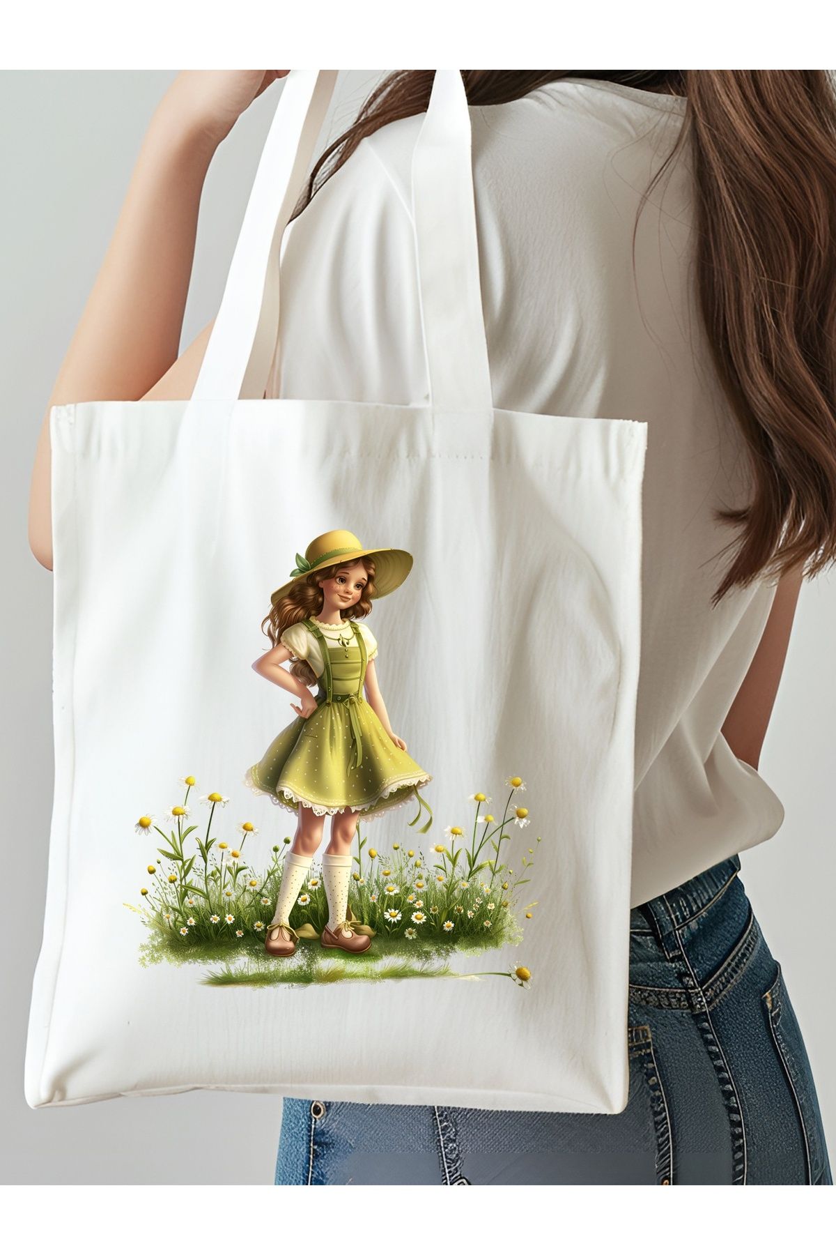 NKTCOLLECTİON Omuz Çantası, Plaj Çantası, Tote bag, Kadın Çanta, Bez Çanta, Çanta