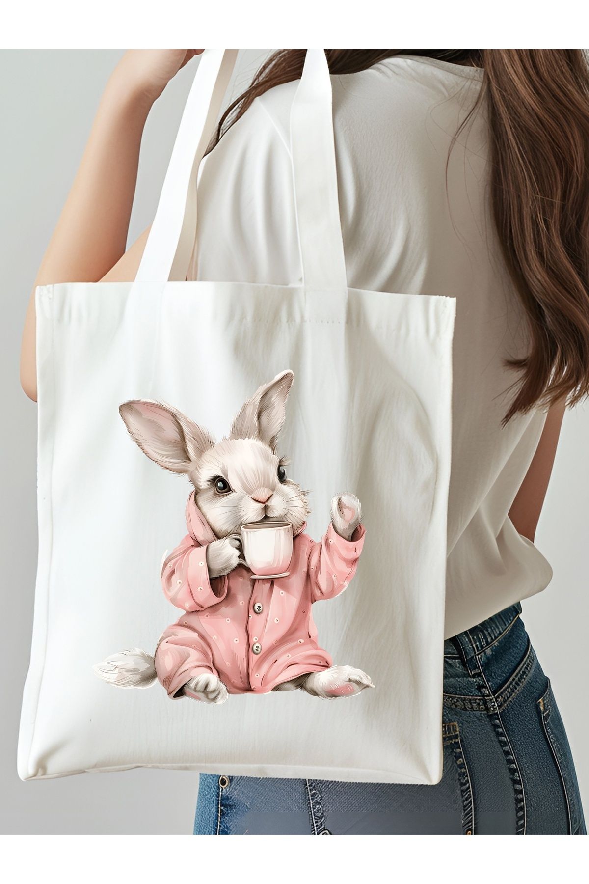 NKTCOLLECTİON Omuz Çantası, Plaj Çantası, Tote bag, Kadın Çanta, Bez Çanta, Çanta