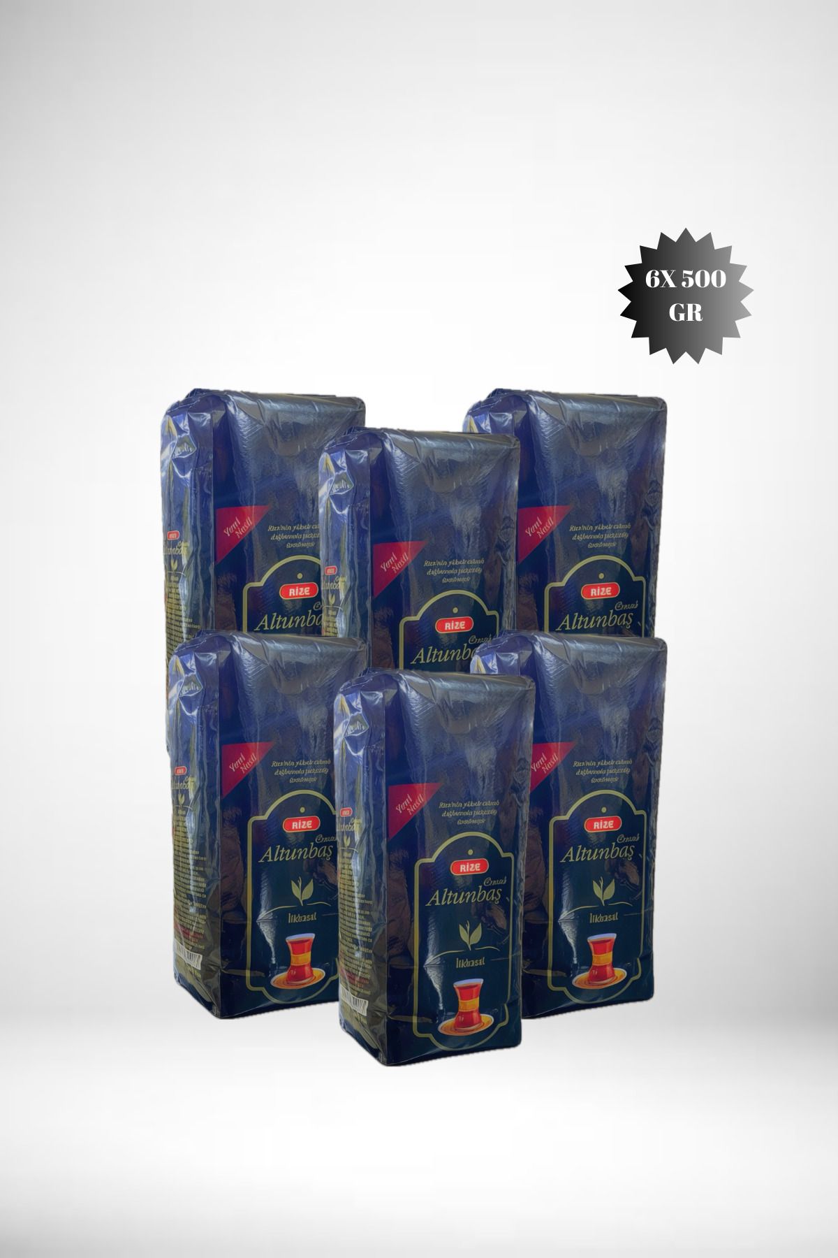 Rize Osmanlı Altunbaş 500gr X6 siyah dökme çay