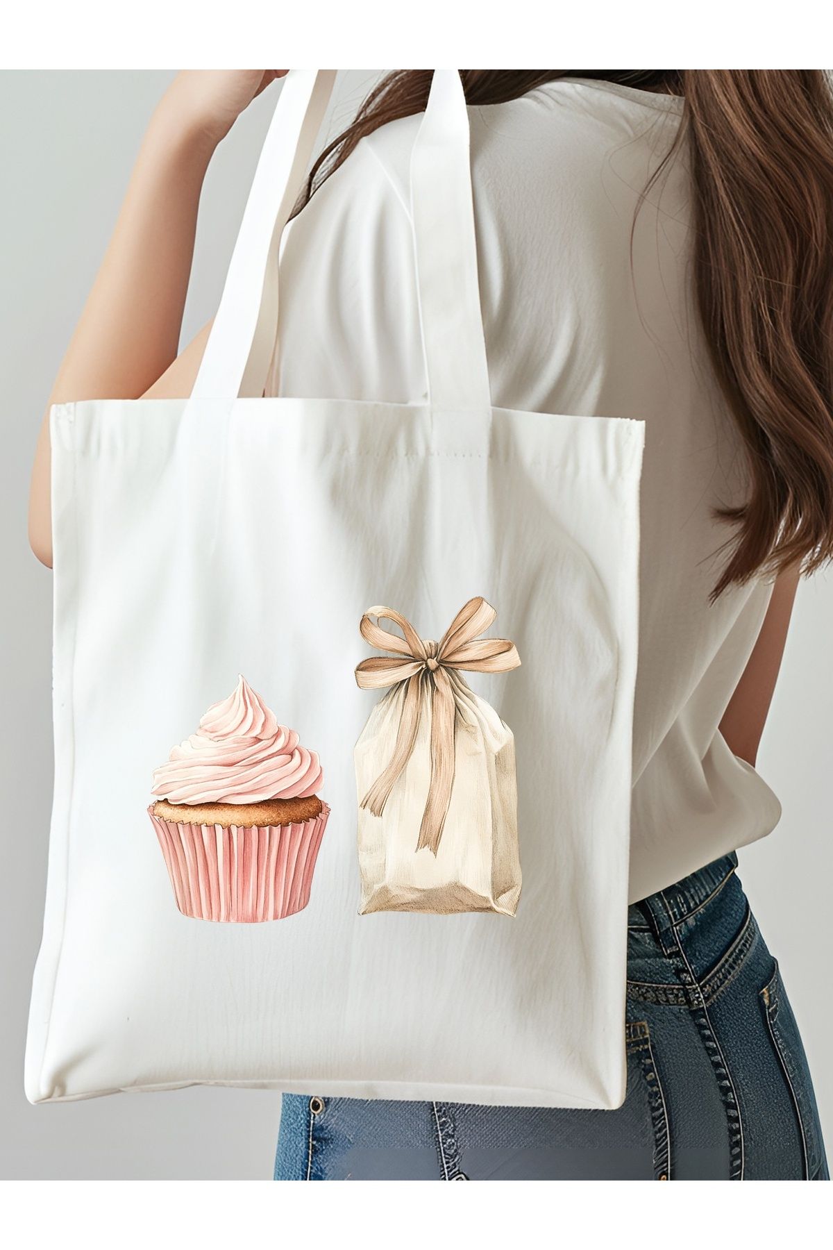 NKTCOLLECTİON Omuz Çantası, Plaj Çantası, Tote bag, Kadın Çanta, Bez Çanta, Çanta