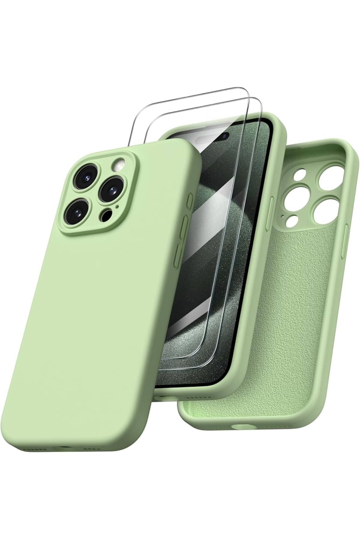 REON Iphone 16 pro max Uyumlu Içi Kadife Lansman Silikon Kılıf Kapak
