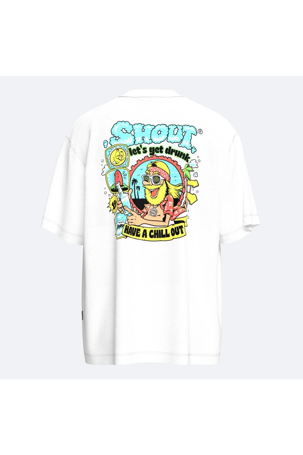 Shout Oversize Chill Out Paradise Unisex T-Shirt