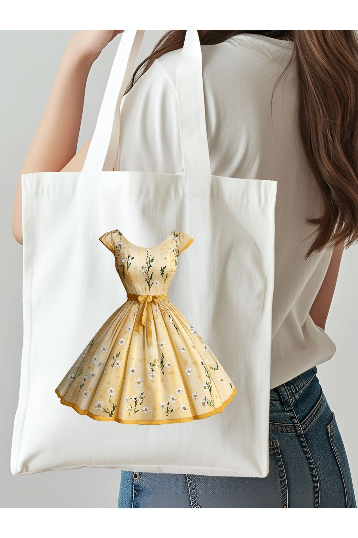 NKTCOLLECTİON Omuz Çantası, Plaj Çantası, Tote bag, Kadın Çanta, Bez Çanta, Çanta