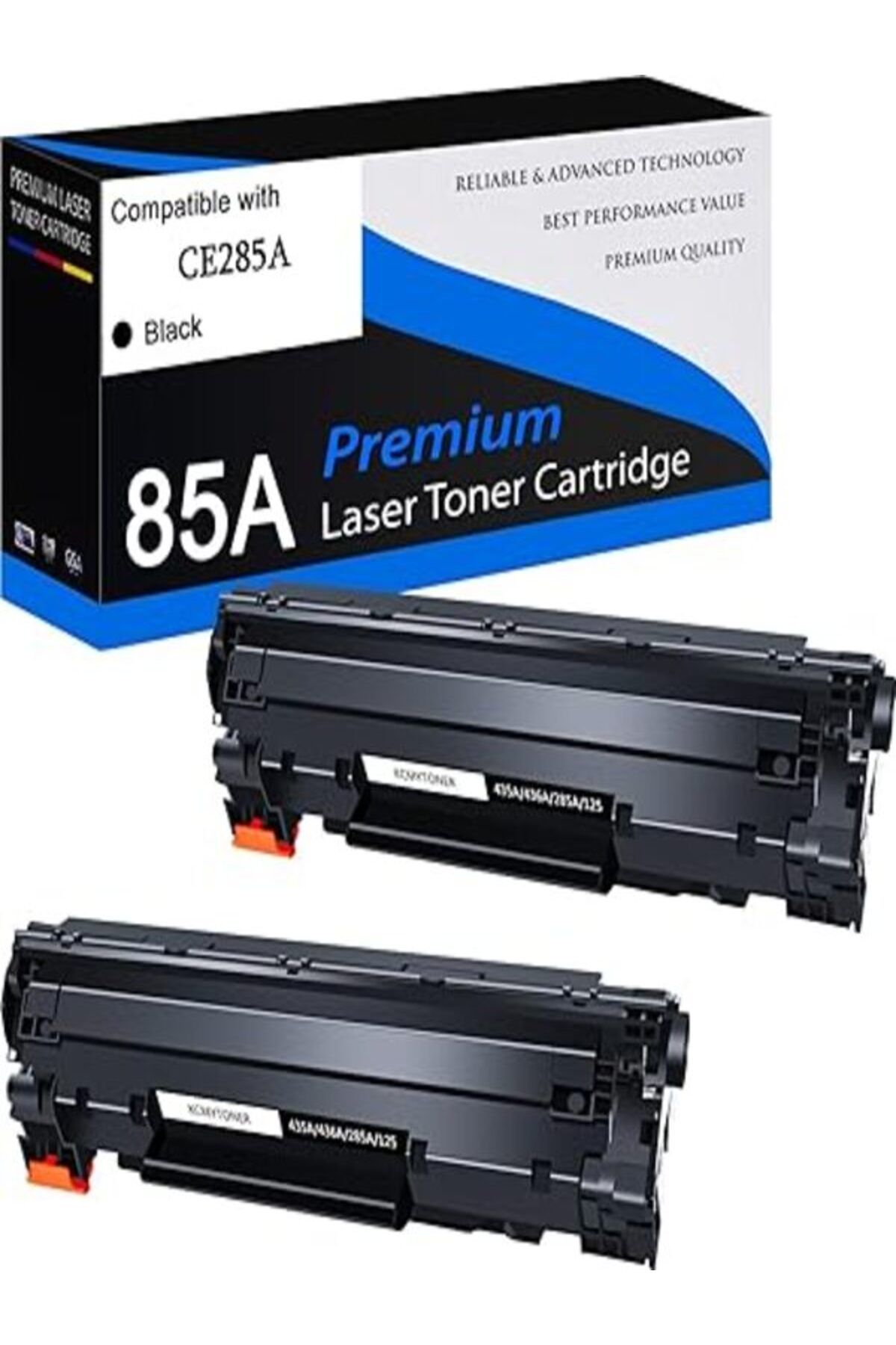 HP 85A P1005 P1006 P1102 P1102w P1109w M1212nf M1522 P1505n M1217nfw Printer(2 Pack) AURA TONER