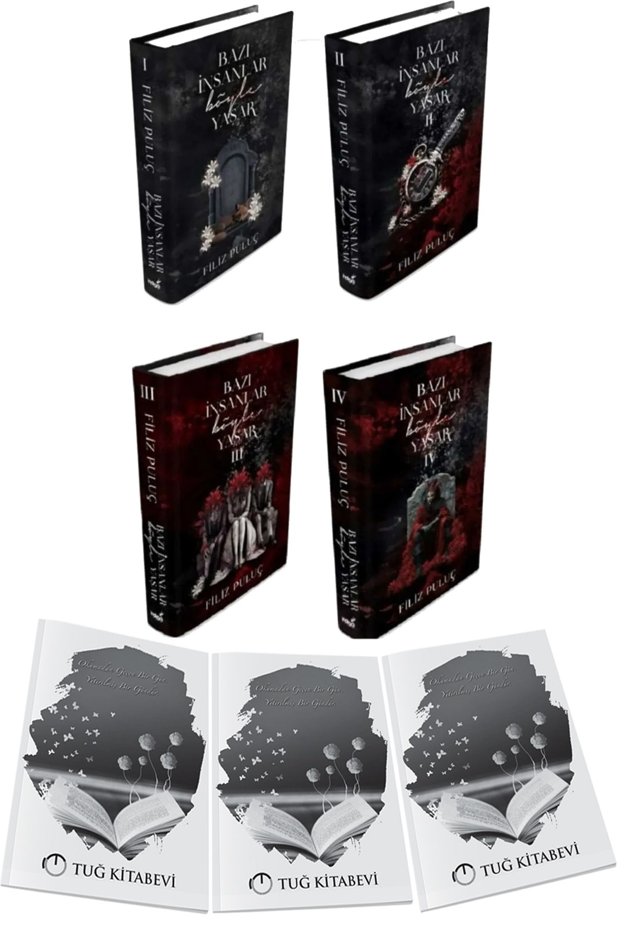 İndigo Kitap Bazı İnsanlar Böyle Yaşar Seti CİLTLİ 4 Kitap Filiz Puluç + Hediyeli