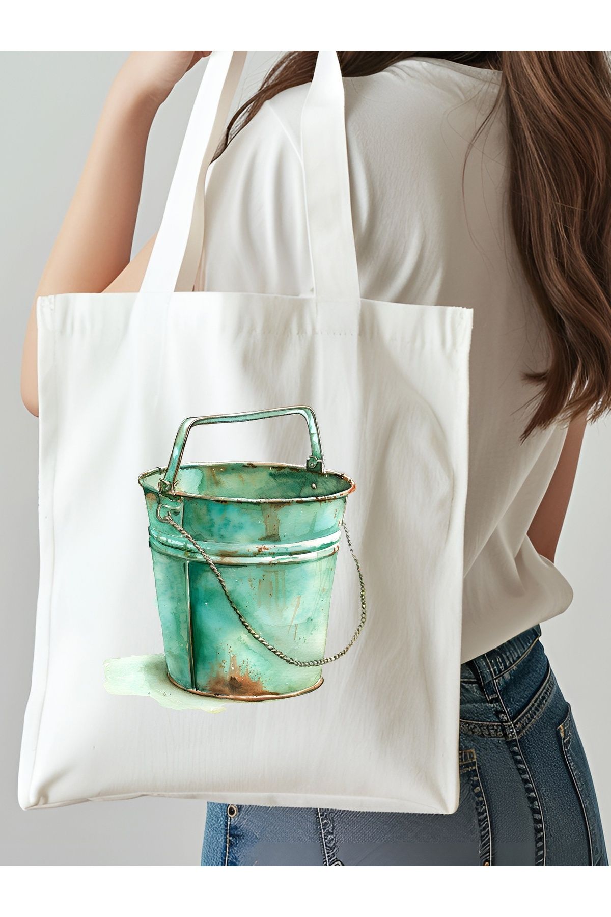 NKTCOLLECTİON Omuz Çantası, Plaj Çantası, Tote bag, Kadın Çanta, Bez Çanta, Çanta