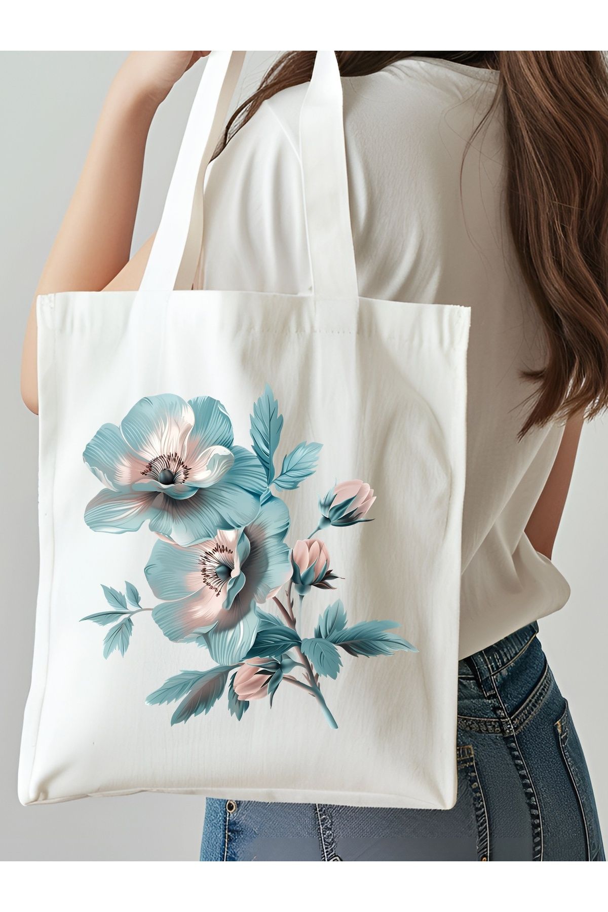 NKTCOLLECTİON Omuz Çantası, Plaj Çantası, Tote bag, Kadın Çanta, Bez Çanta, Çanta