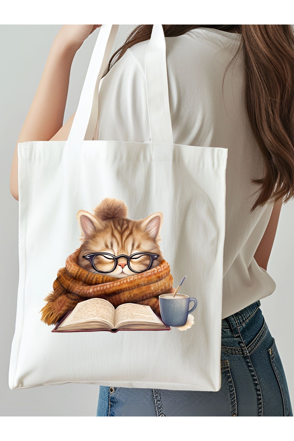 NKTCOLLECTİON Omuz Çantası, Plaj Çantası, Tote bag, Kadın Çanta, Bez Çanta, Çanta