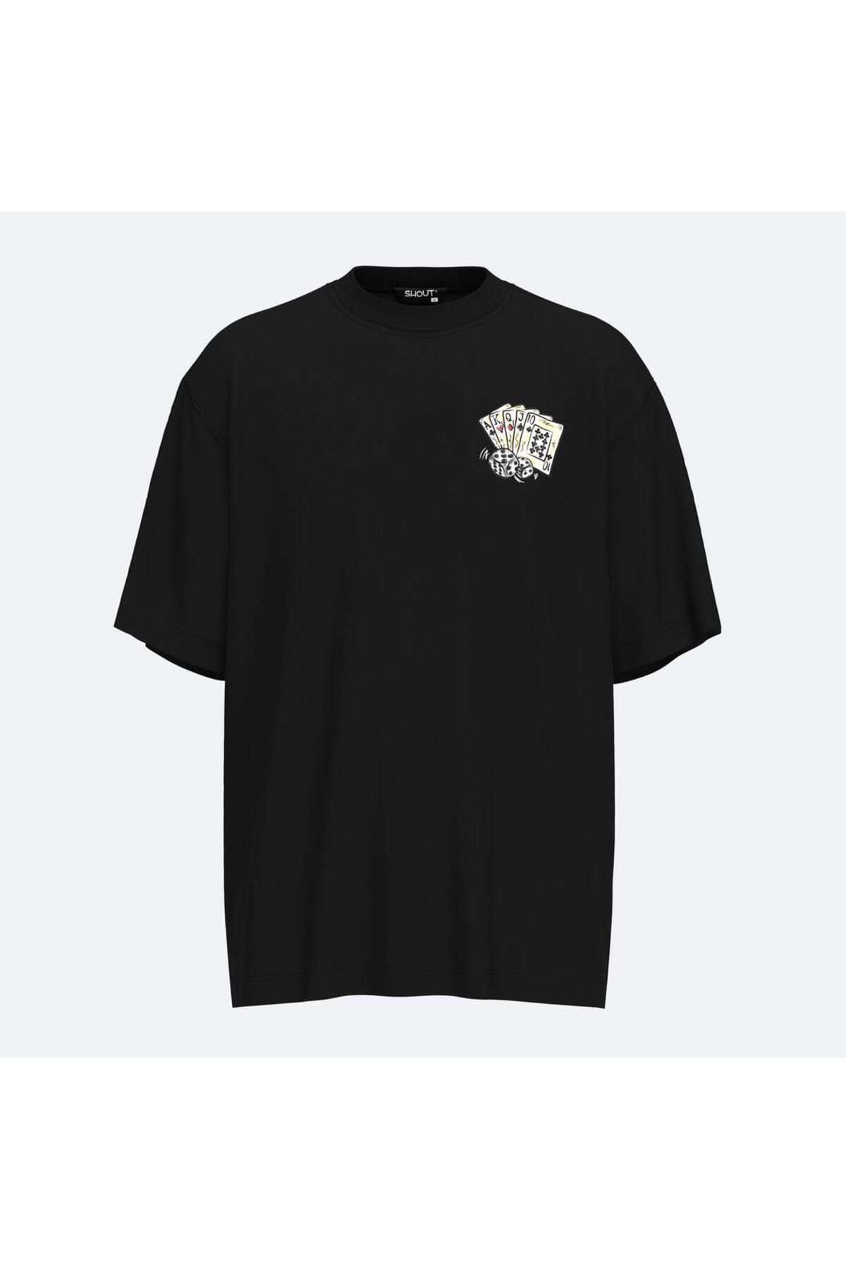 Shout Oversize Poker Straight Unisex T-shirt