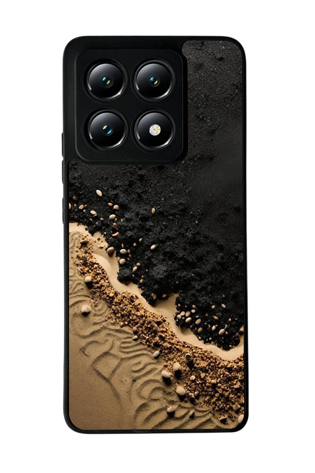 BGAKSESUAR Xiaomi Mi 14T Mat Uyumlu Siyah Kılıf – Yumuşak Silikon, Koruyucu, Şok Emici Kapak