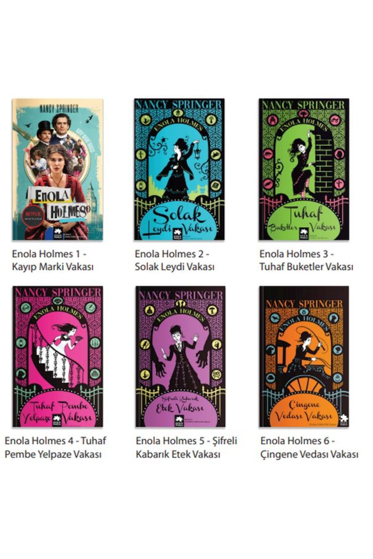 Eksik Parça Yayınları Enola Holmes 6 Kitap Set