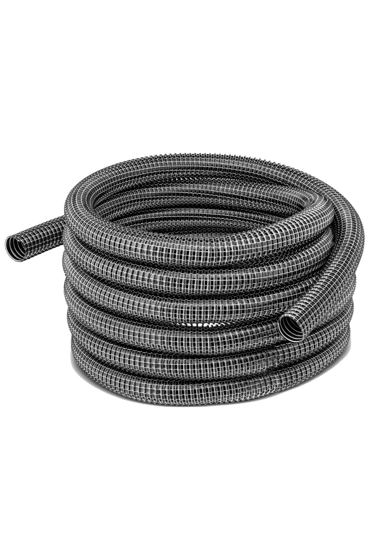 Marketto Pax Marka Sanayi Tipi Süpürgelere Uyumlu 2 metre Çelik Telli Hortumu 38 mm Çaplı