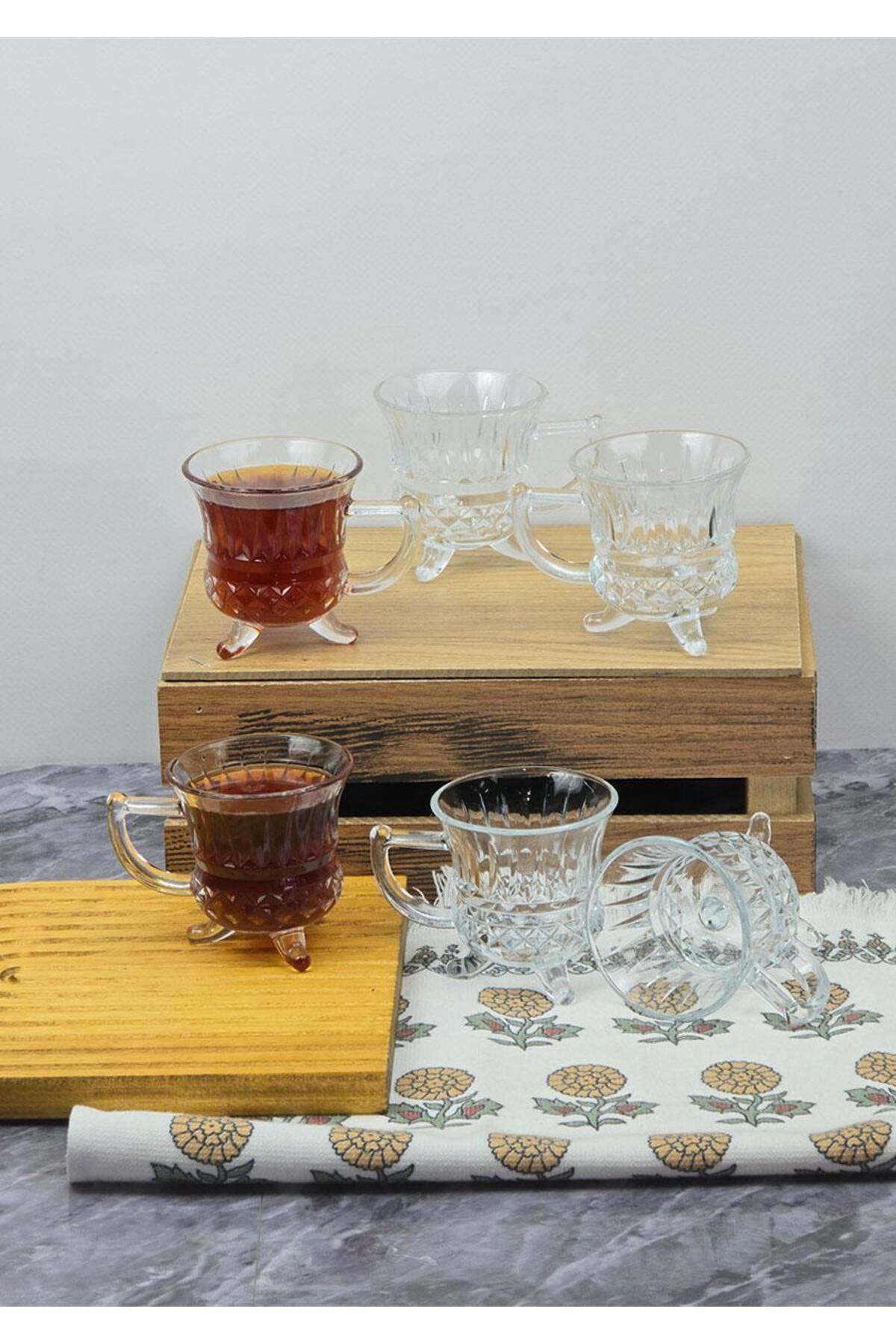 ORTAKÖY CENNETİ Loretta 6lı Çay Fincanı Seti - 100 cc rayan marka