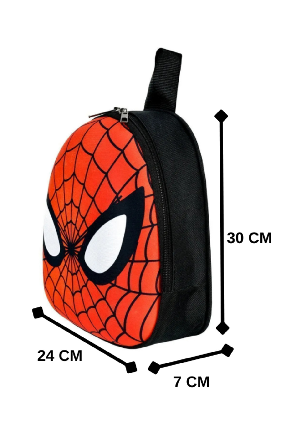 7K  Örümcek Desenli 3d Kabartmalı Anaokulu Kreş Ve Günlük Kullanım Sırt Çantası 2-5 Yaş - Görsel 3