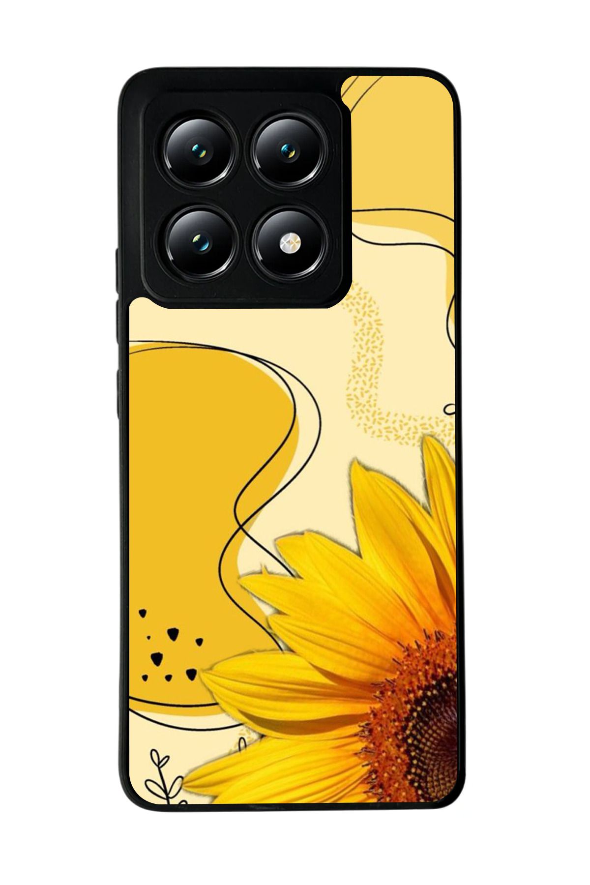 BGAKSESUAR Xiaomi Mi 14T Mat Uyumlu Siyah Kılıf – Yumuşak Silikon, Koruyucu, Şok Emici Kapak