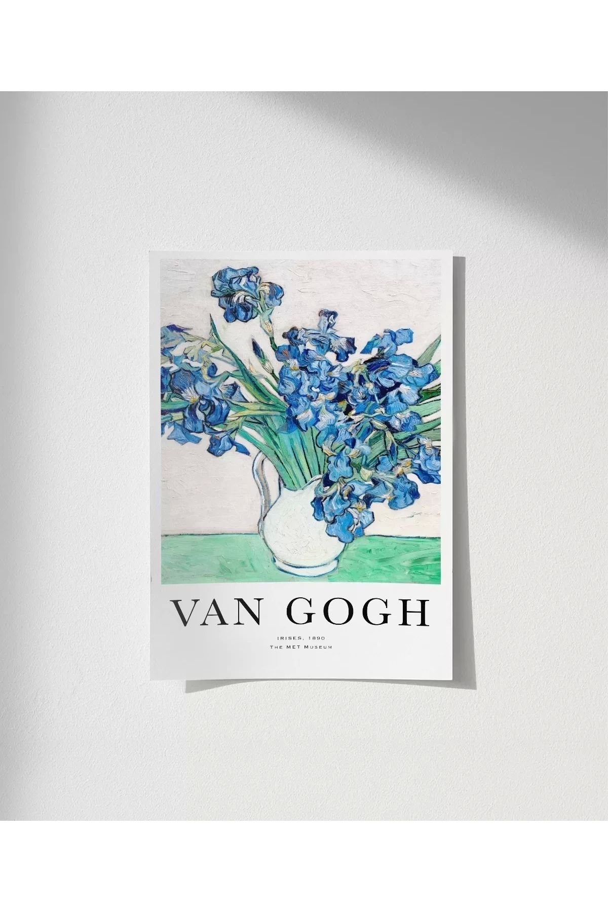 VOGLOO Çerçevesiz Poster Van Gogh Irıses No 2