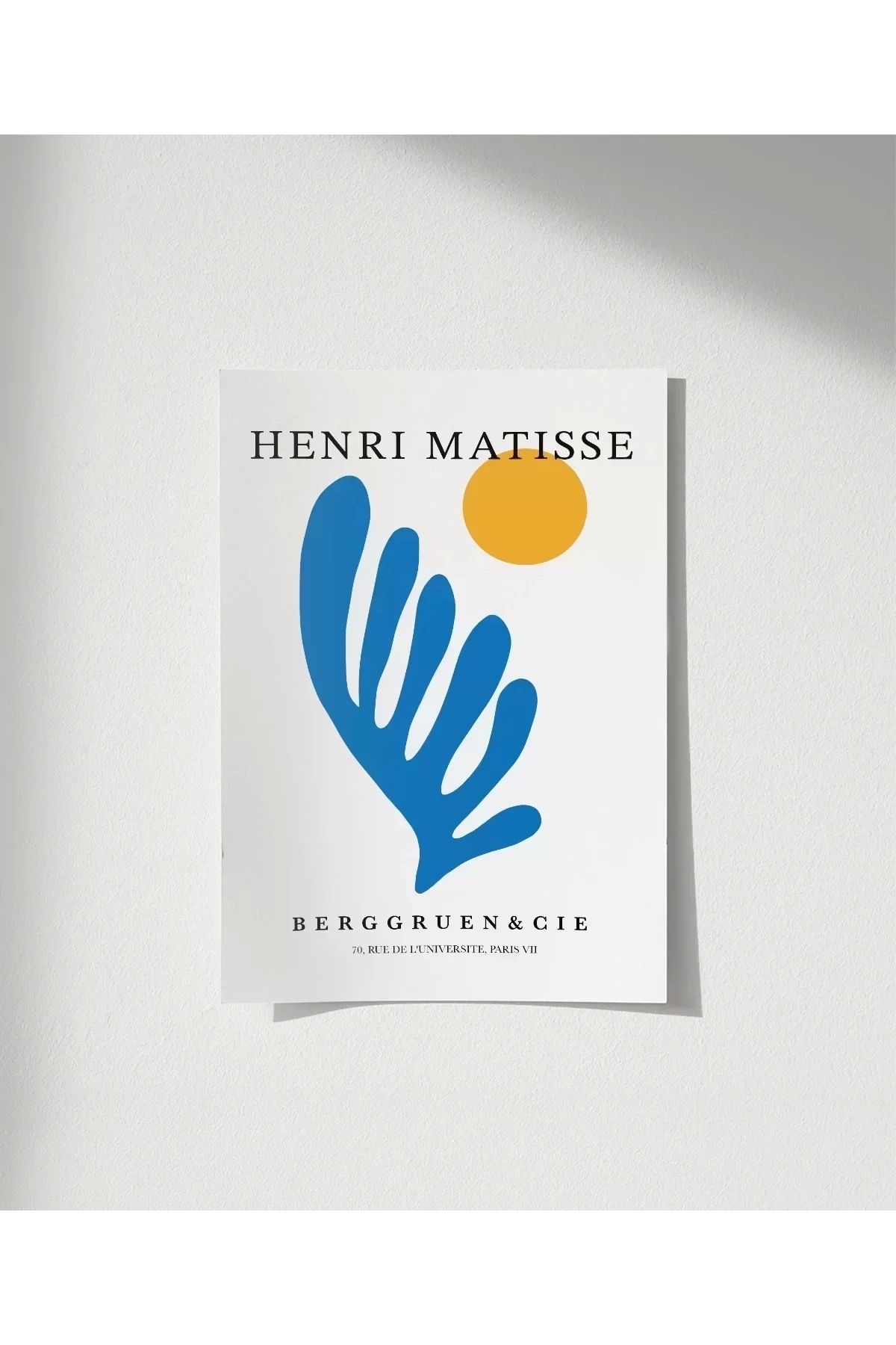 VOGLOO Çerçevesiz Poster Matisse Berggruen Cıe