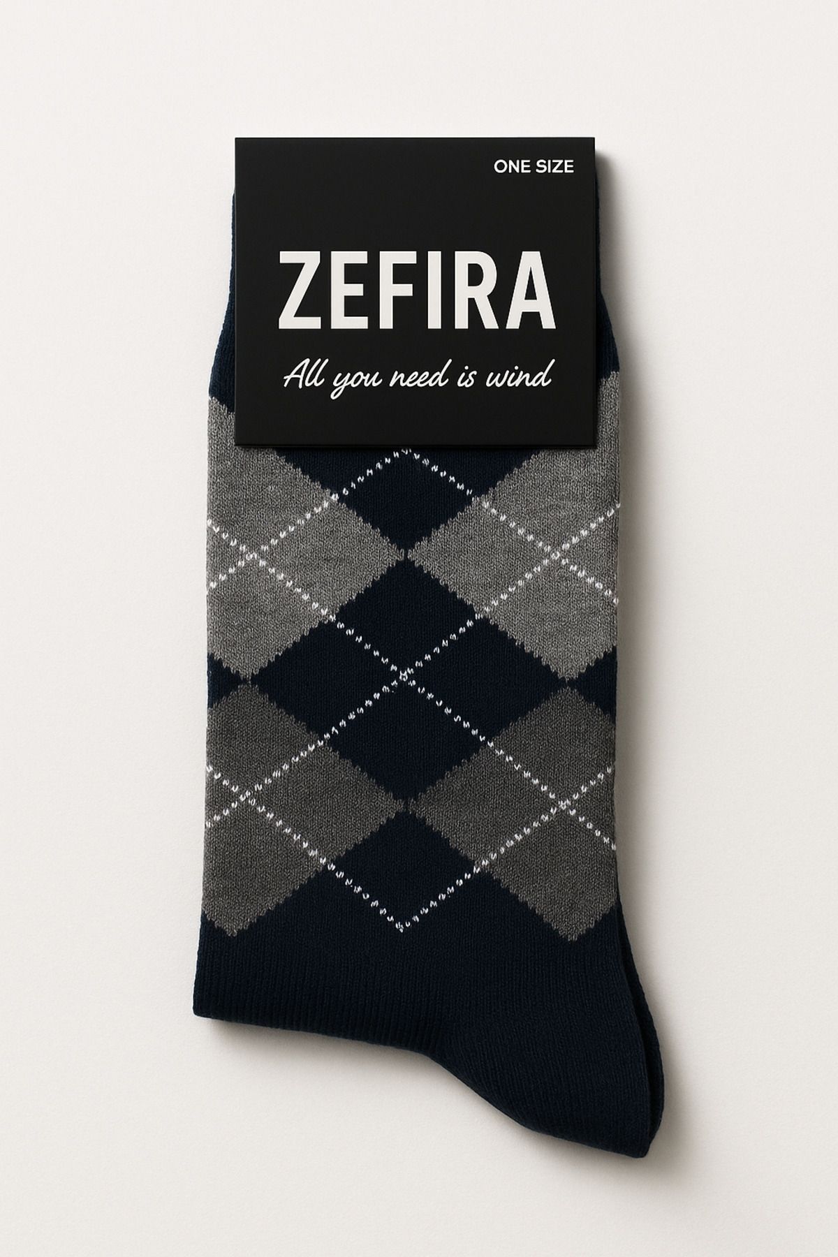 Zefira Erkek Desenli Çorap