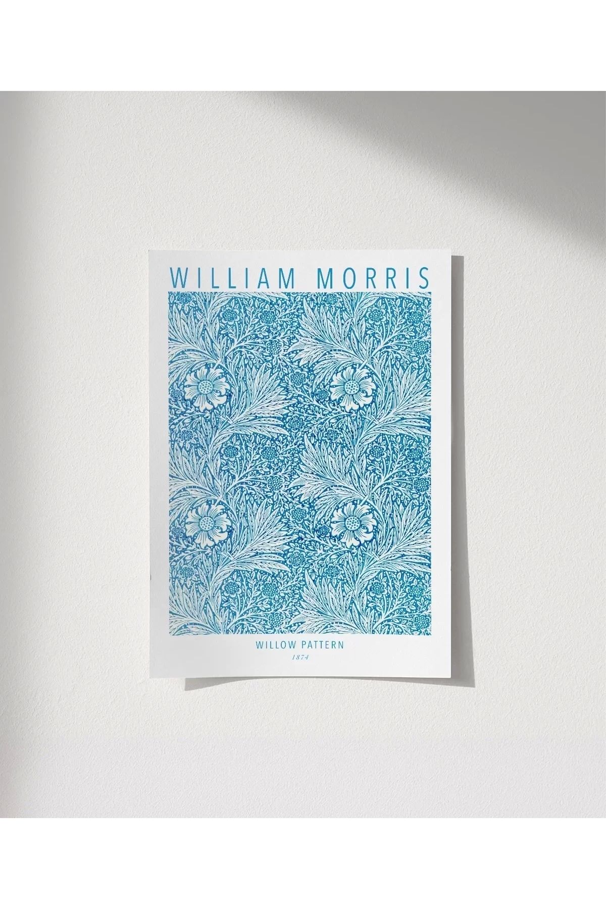 VOGLOO Çerçevesiz Poster William Morris Söğüt Deseni