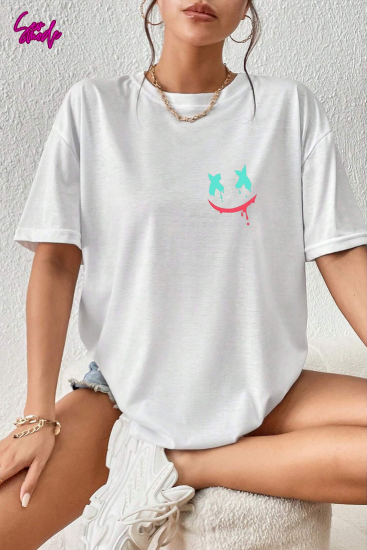 SevMode Unisex Baskılı T-shirt