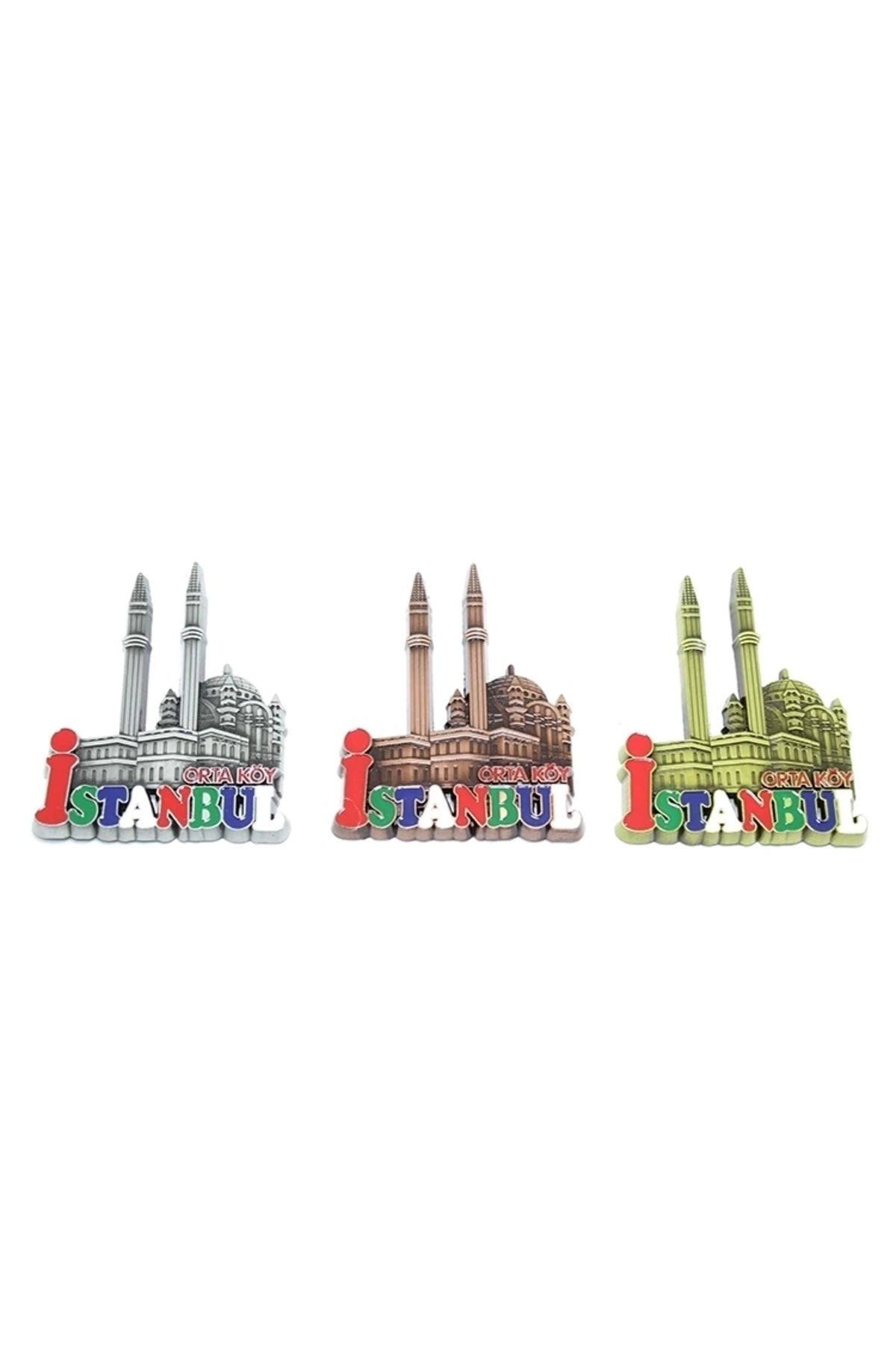 PRATİKOBA Metal İstanbul Temalı Yöresel Magnet 2alk80