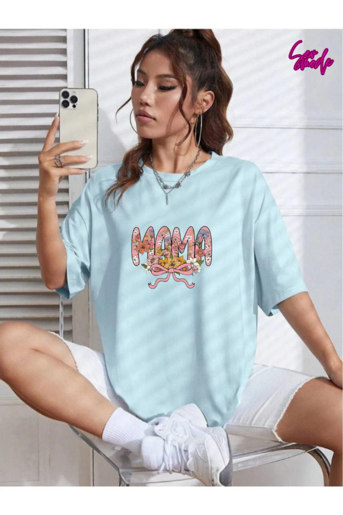 SevMode Unisex Baskılı T-shirt