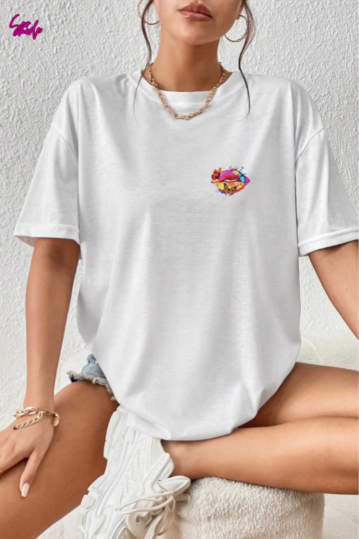SevMode Unisex Baskılı T-shirt
