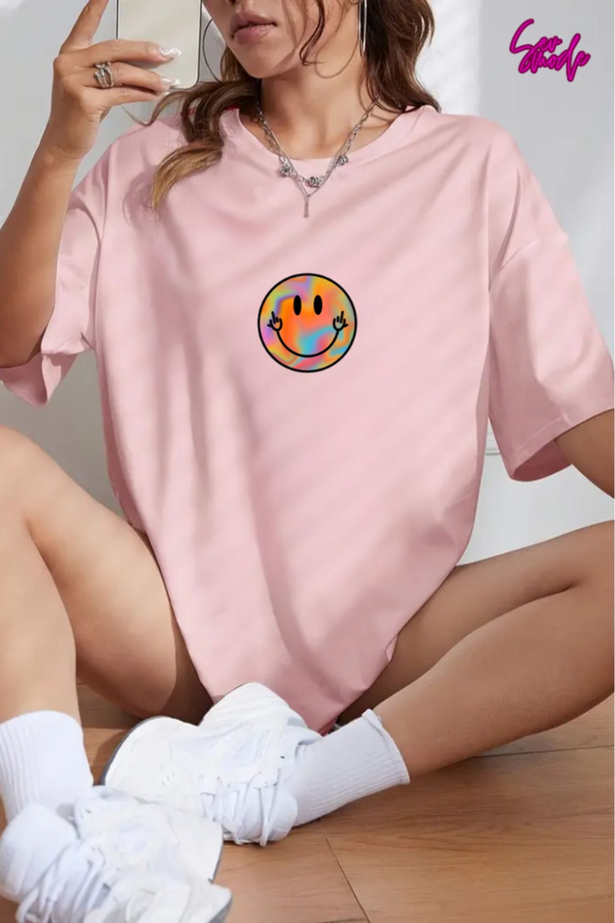 SevMode Unisex Baskılı T-shirt